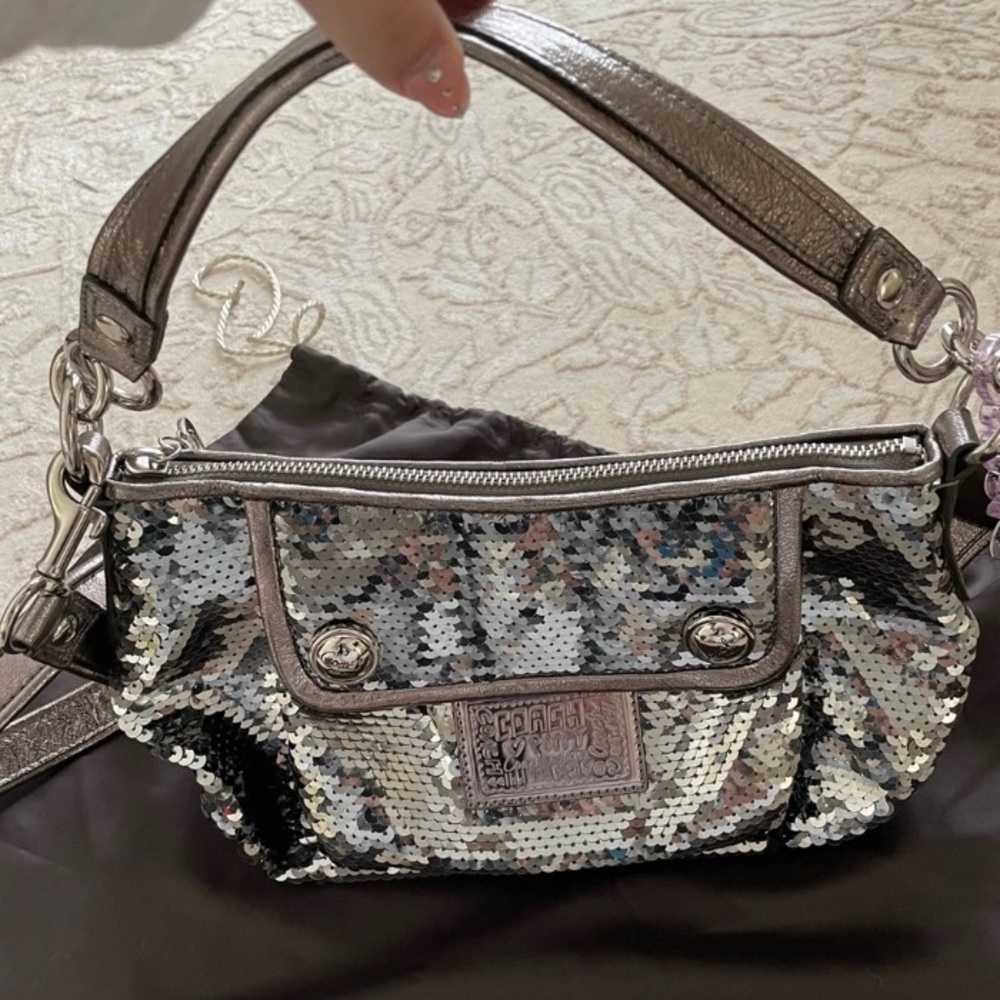 🩶Coach Retired Sequin Poppy Bag🩶